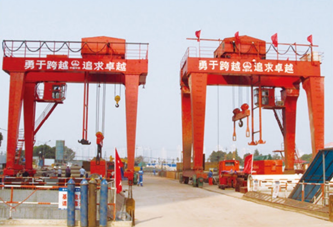 45吨地铁出渣龙门吊郑州地铁施工