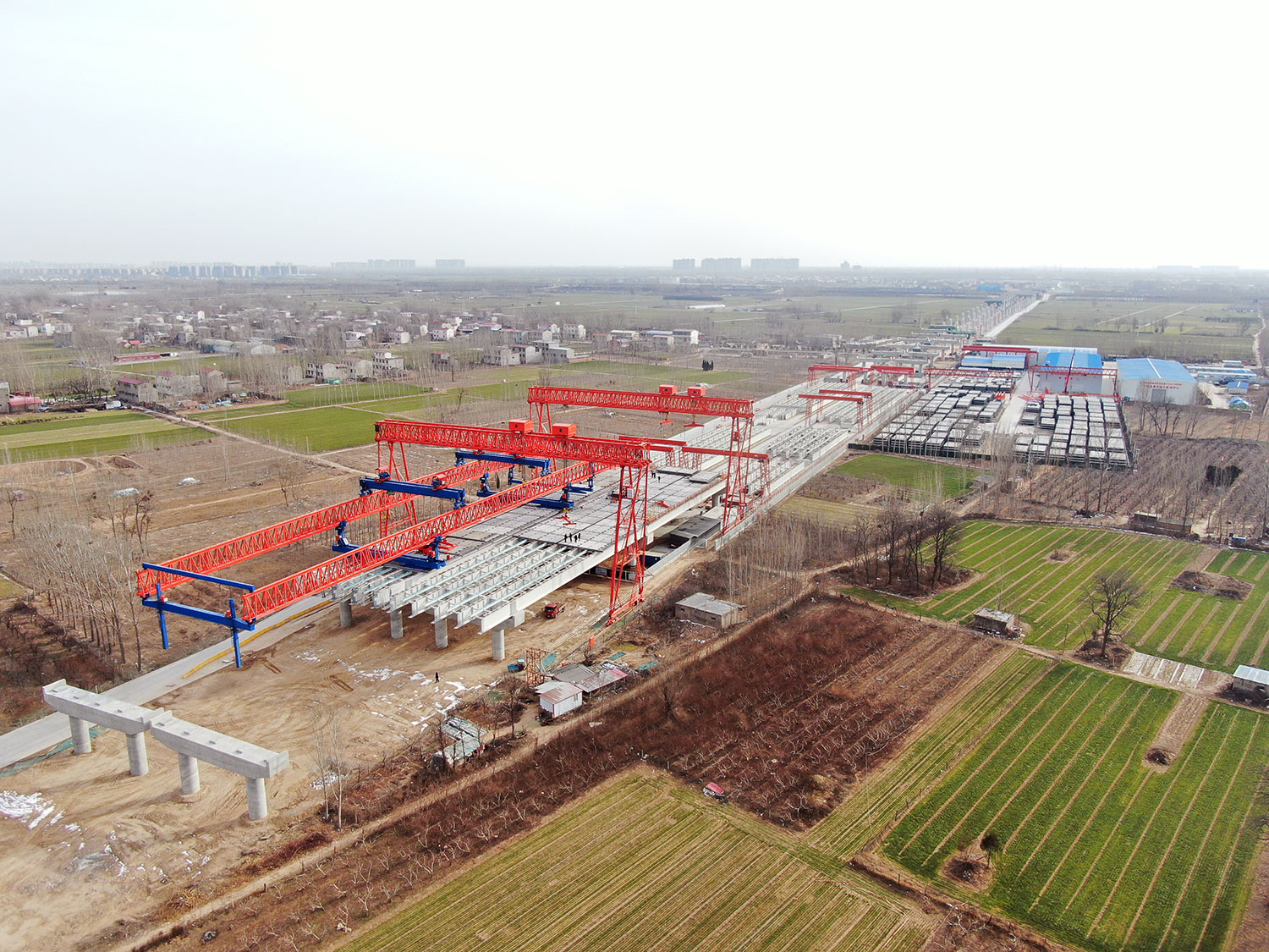 中铁四局安罗高速黄河大桥3标